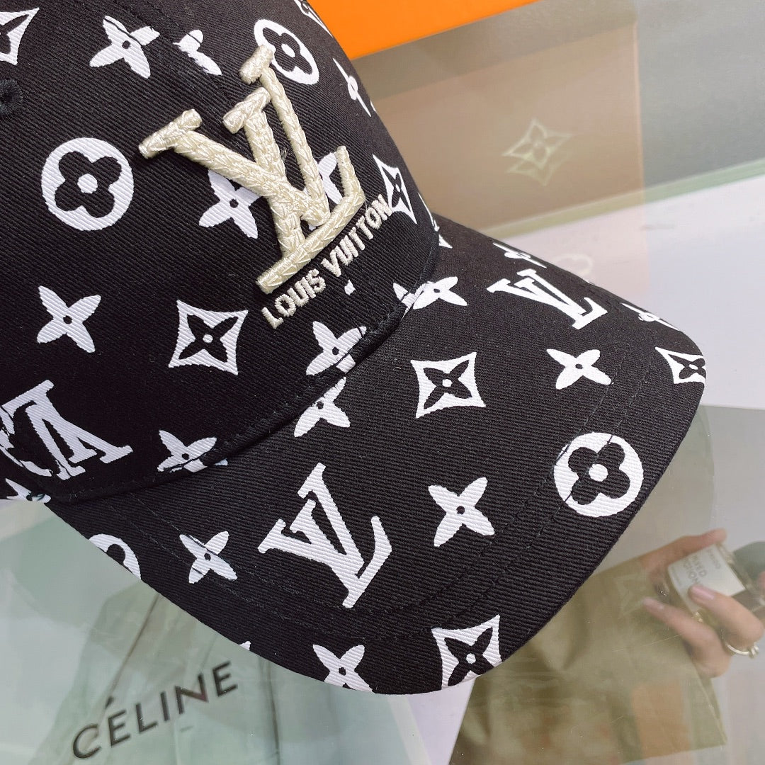 Louis Vuitton Embroidered Monogram Baseball Cap