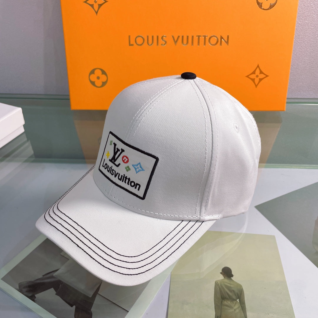 Louis Vuitton Embroidered Monogram Baseball Cap | Luxury Designer Hat