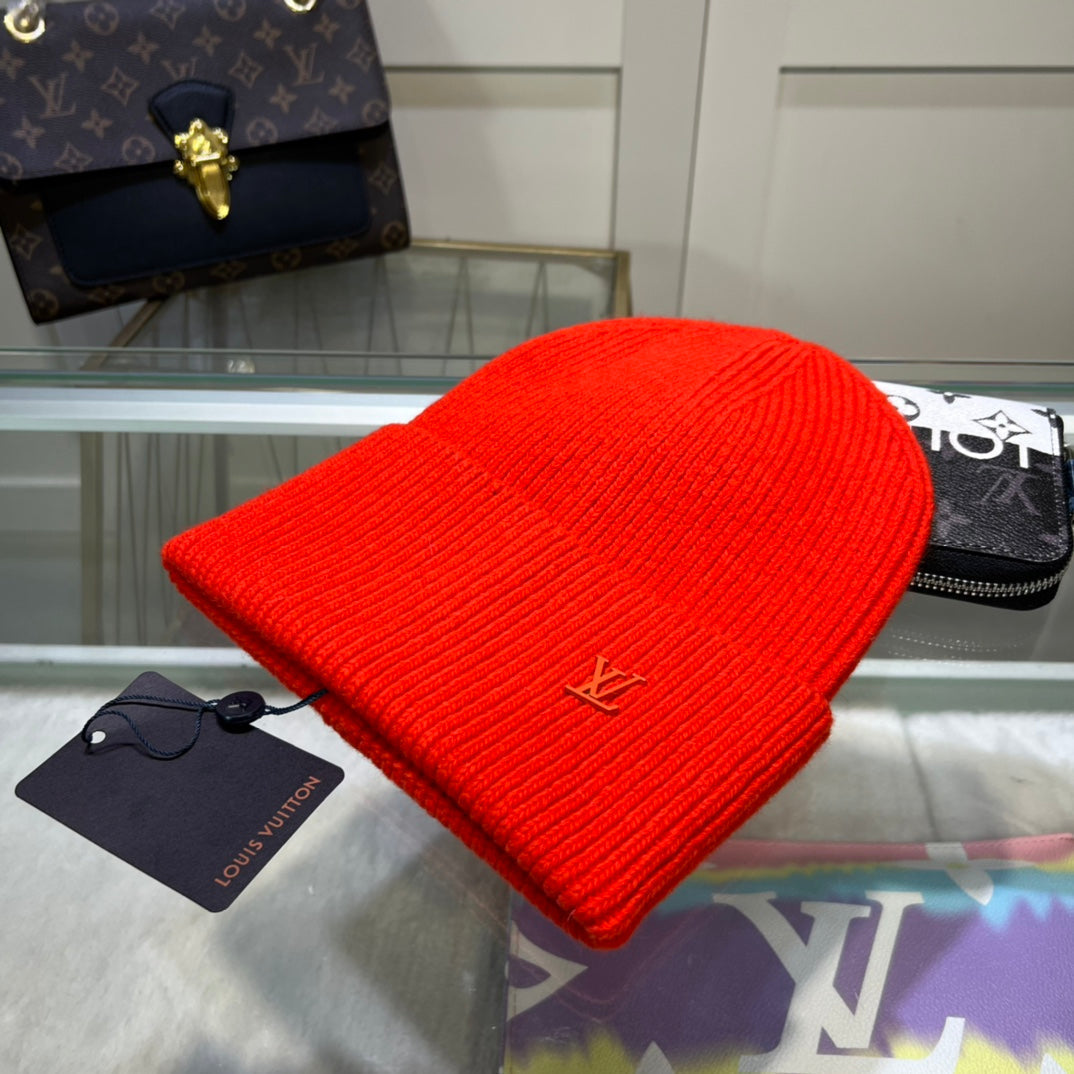 Louis Vuitton Embroidered Wool Beanie | Luxury Designer Winter Hat