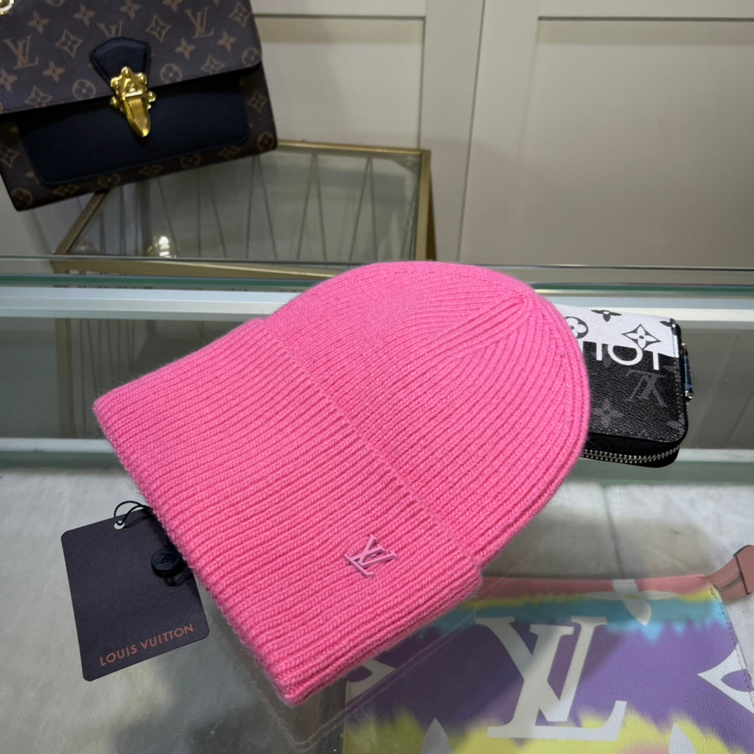 Louis Vuitton Embroidered Wool Beanie | Luxury Designer Winter Hat