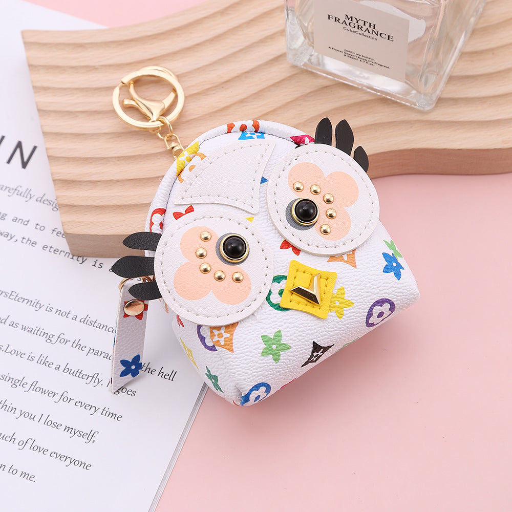 Louis Vuitton Monogram Owl Coin Purse Keychain