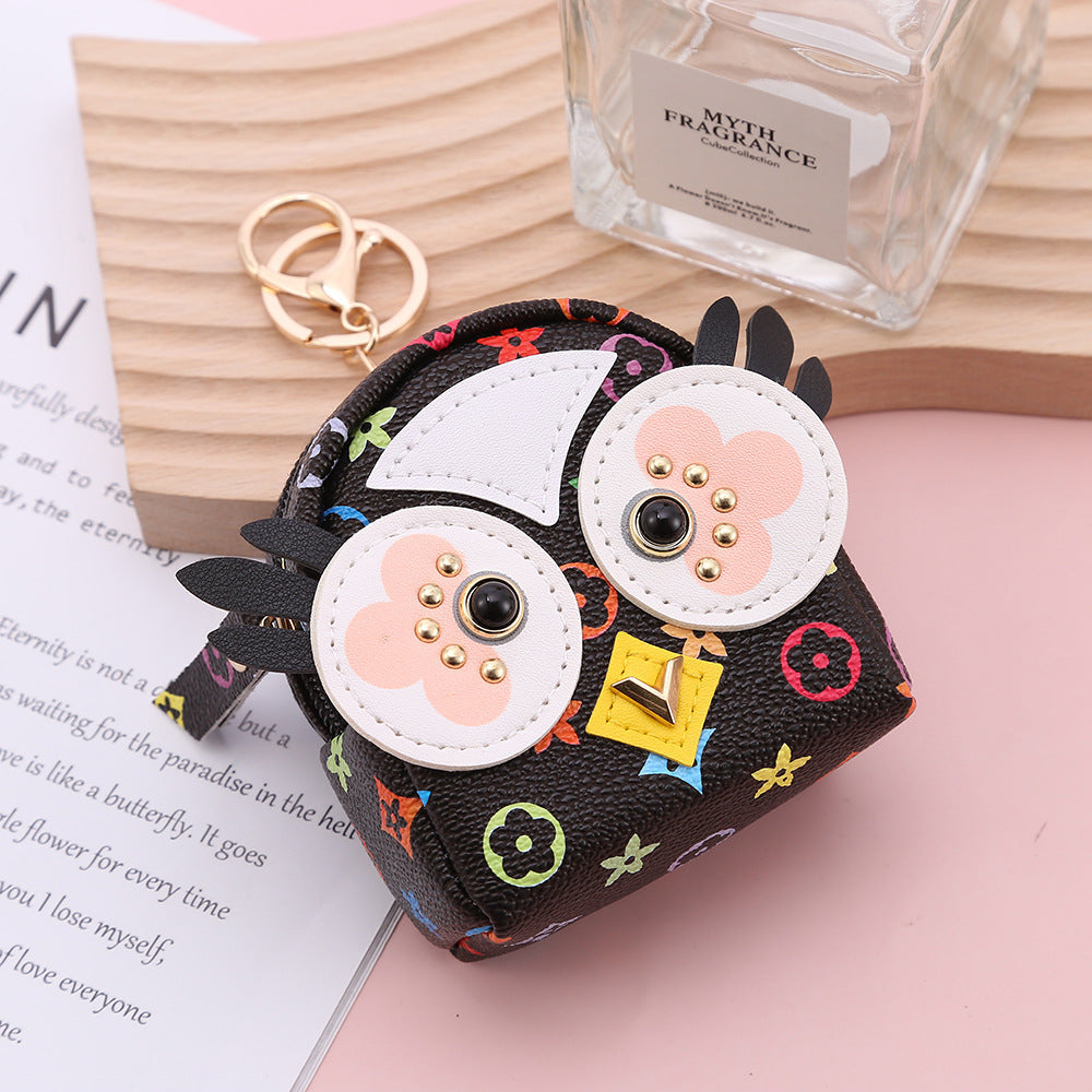 Louis Vuitton Monogram Owl Coin Purse Keychain
