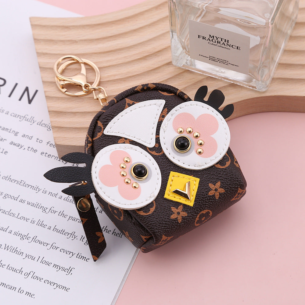 Louis Vuitton Monogram Owl Coin Purse Keychain