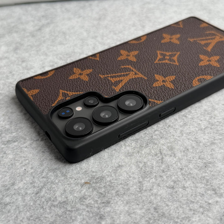 Luxury Louis Vuitton Samsung Galaxy S26 Ultra Case – Monogram PU Leather Cover
