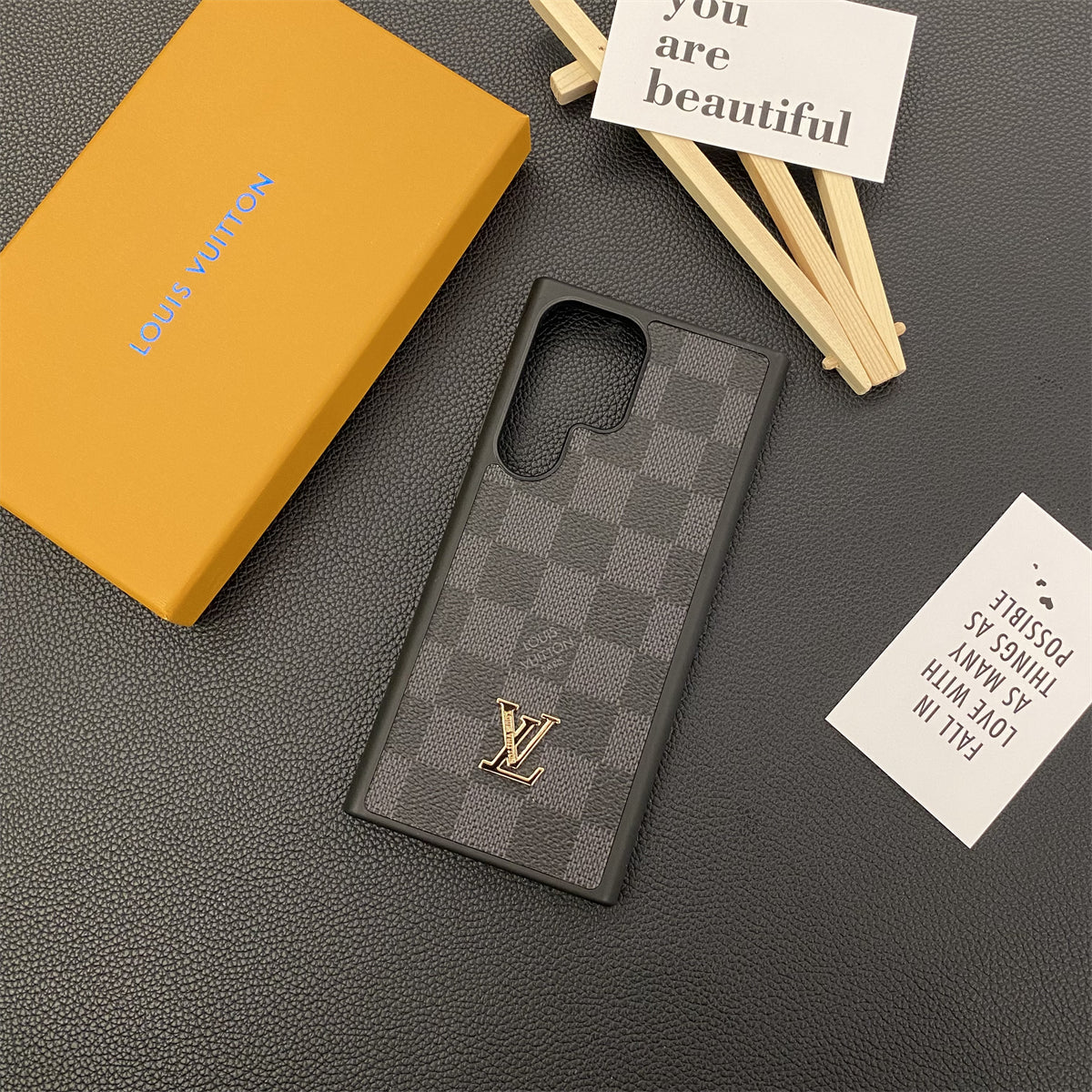 Louis Vuitton Samsung Galaxy S26 Ultra Case Lockme Leather | Luxury Designer Protective Phone Cover