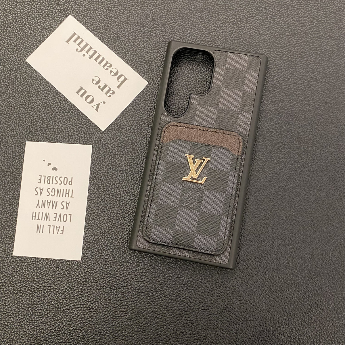 Luxury Louis Vuitton Samsung Galaxy S26 Ultra Case with Card Holder