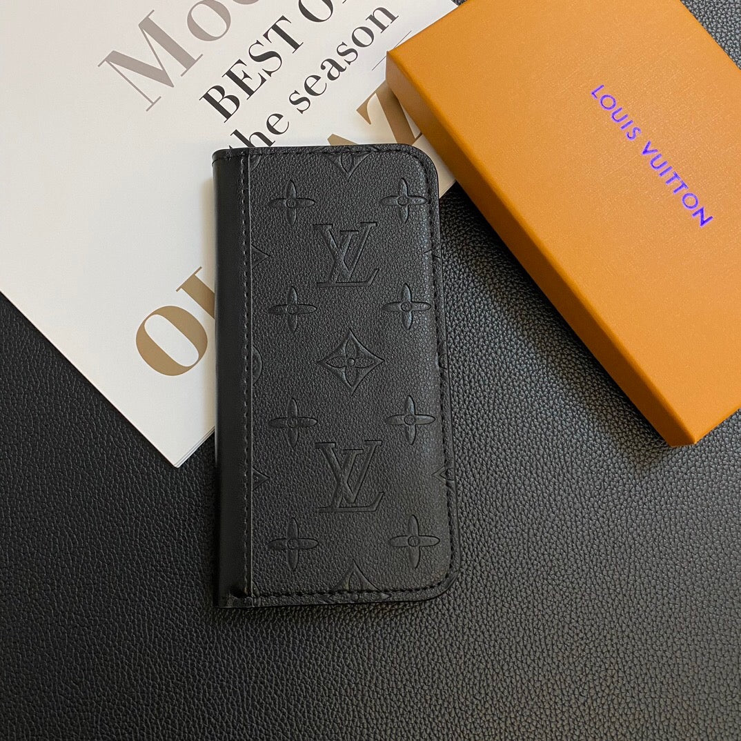 Louis Vuitton Samsung Galaxy S26 Ultra Case Monogram Leather Card Holder | Luxury Designer Phone Cover