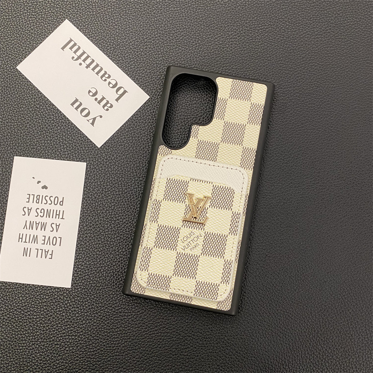 Luxury Louis Vuitton Samsung Galaxy S26 Ultra Case with Card Holder