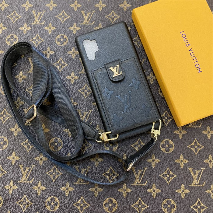 Louis Vuitton Samsung Galaxy S26 Ultra Case Monogram Leather Wallet Card Holder | Luxury Designer Phone Cover