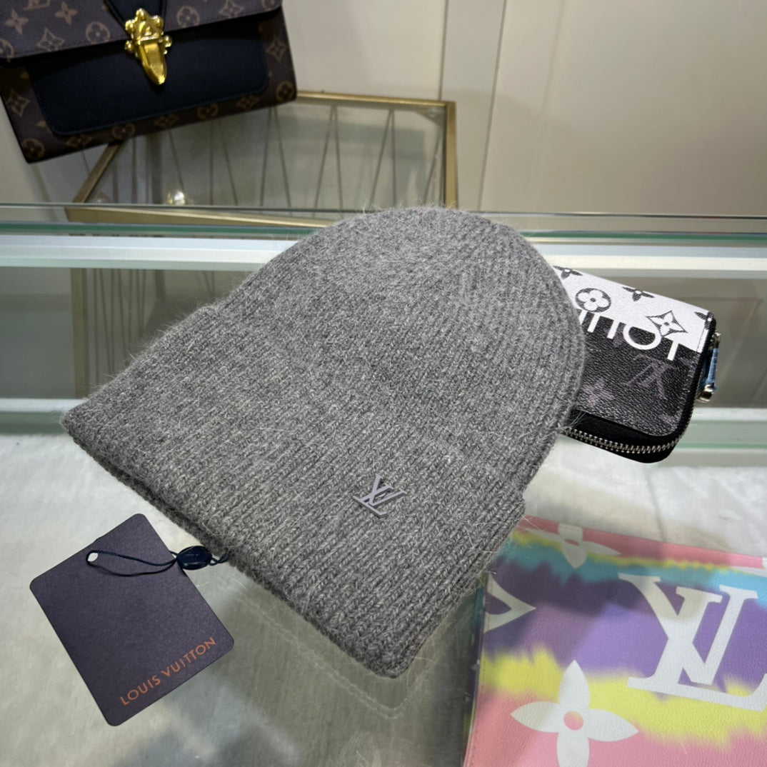 Louis Vuitton Embroidered Wool Beanie | Luxury Designer Winter Hat