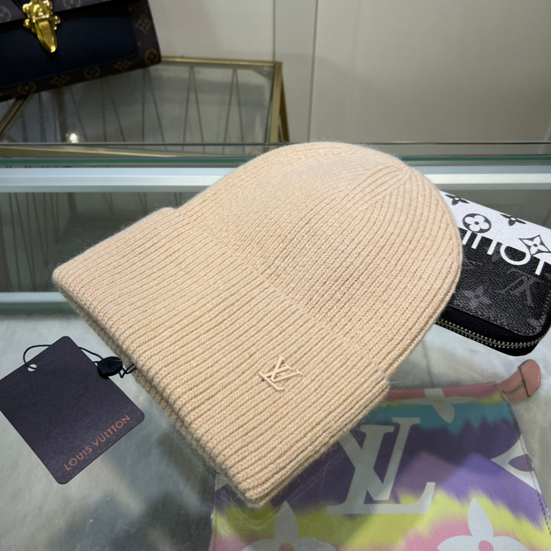 Louis Vuitton Embroidered Wool Beanie | Luxury Designer Winter Hat