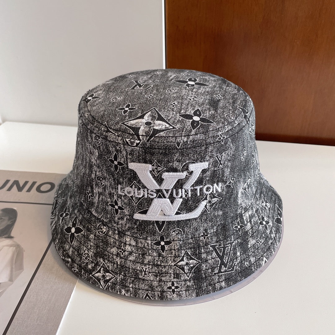 Louis Vuitton Monogram Embroidered Bucket Hat