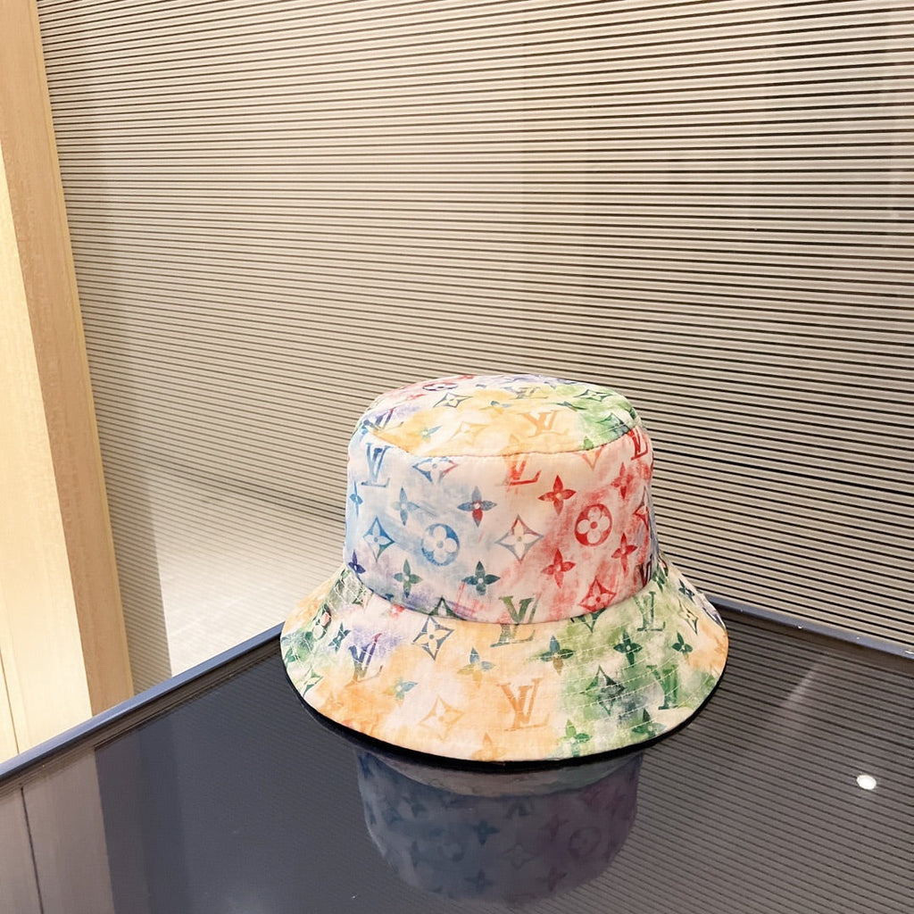 Louis Vuitton Camouflage Graffiti Bucket Hat