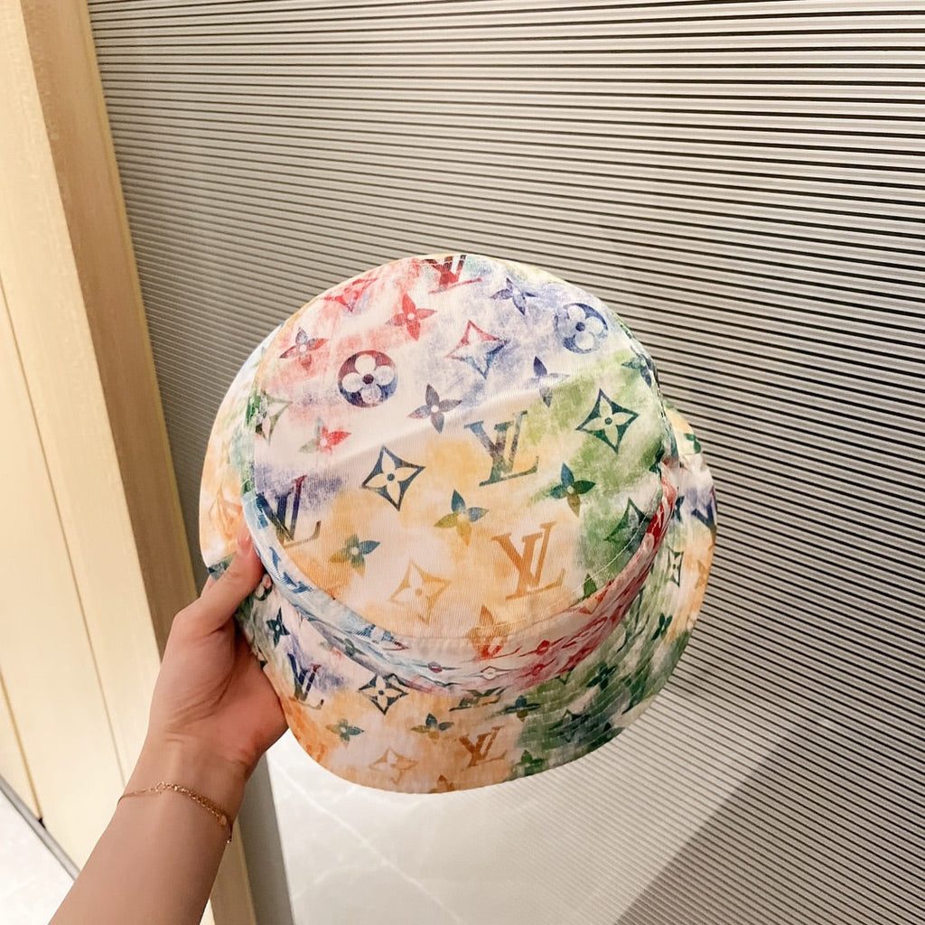 Louis Vuitton Camouflage Graffiti Bucket Hat