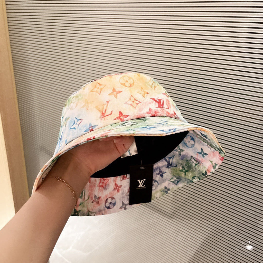 Louis Vuitton Camouflage Graffiti Bucket Hat