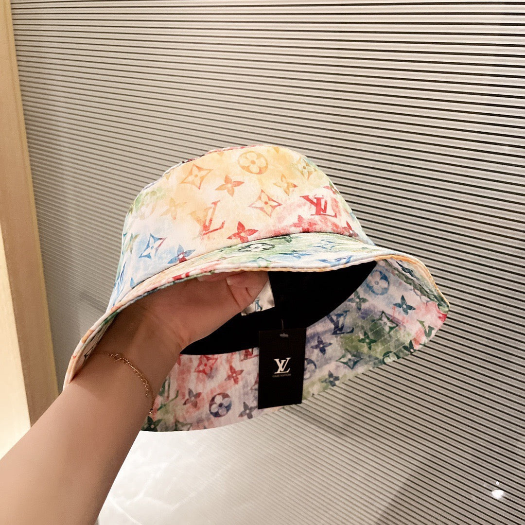 Louis Vuitton Camouflage Graffiti Bucket Hat