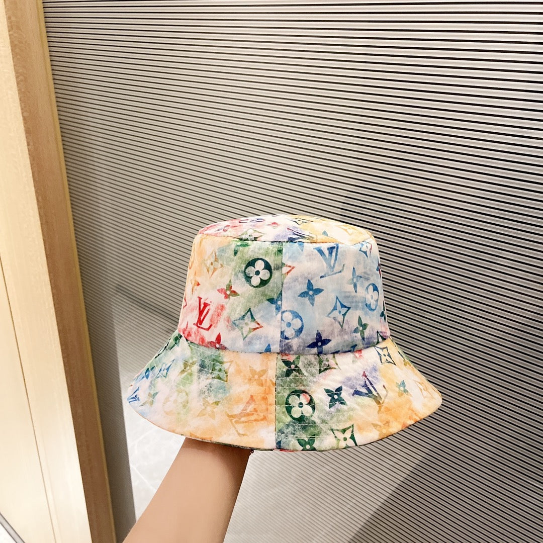 Louis Vuitton Camouflage Graffiti Bucket Hat