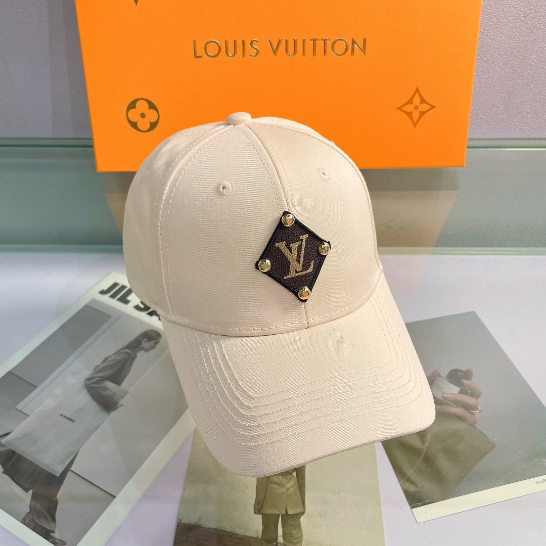 Louis Vuitton Premium Cotton Baseball Cap for Men & Women
