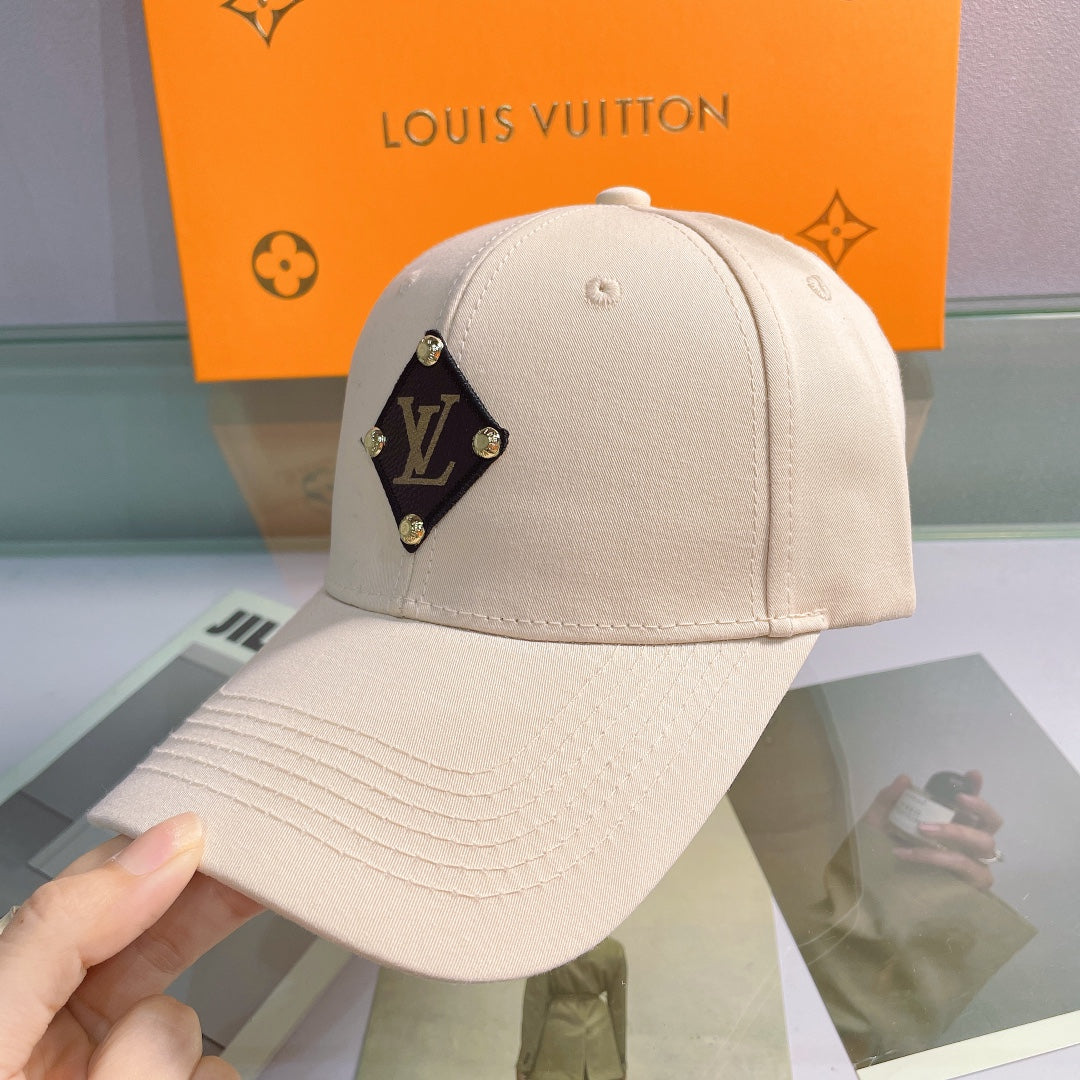 Louis Vuitton Premium Cotton Baseball Cap for Men & Women