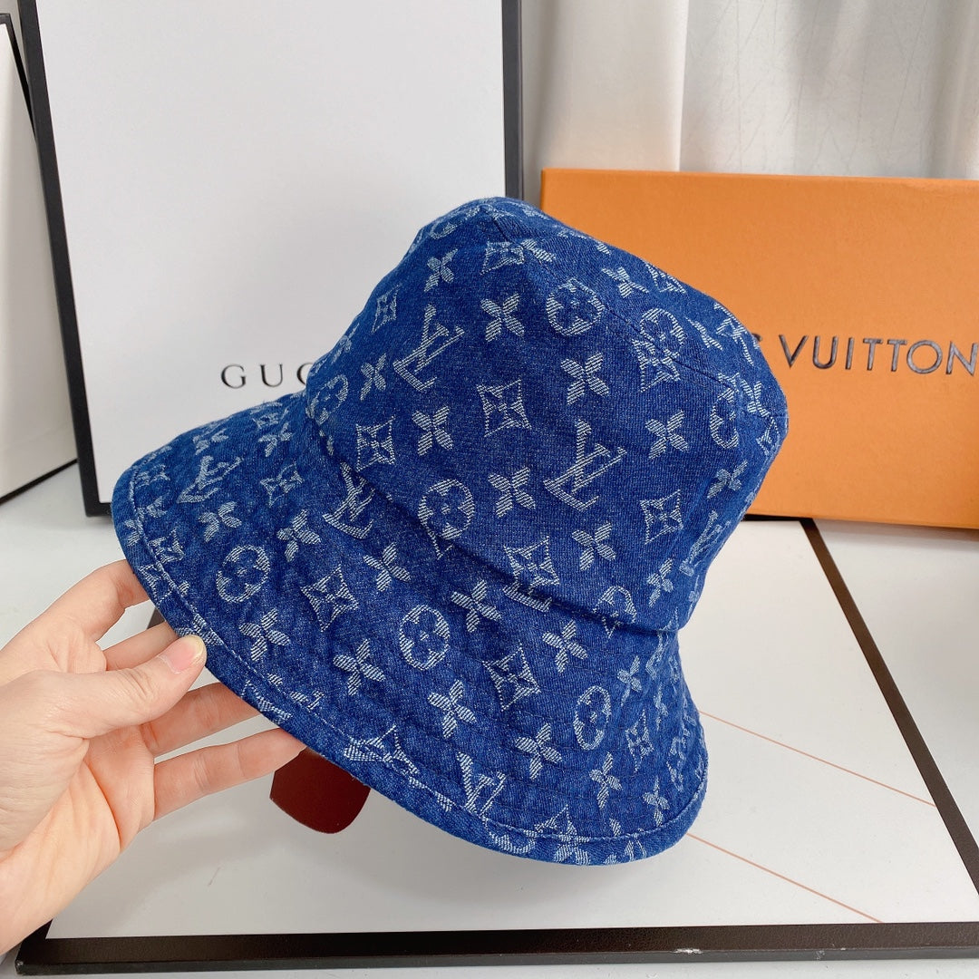 Louis Vuitton Monogram Denim Bucket Hat