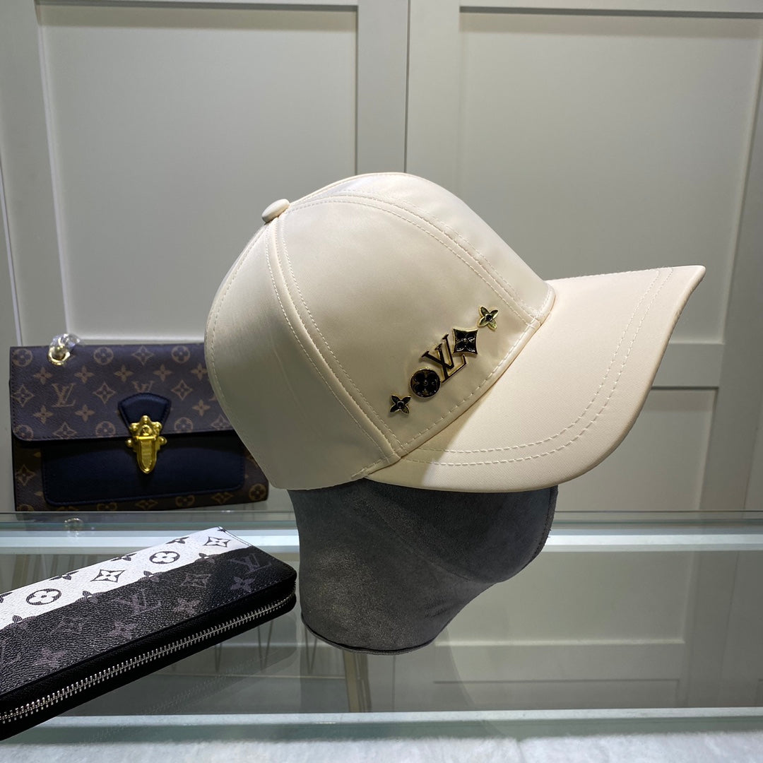 Louis Vuitton Satin LV Monogram Baseball Cap for Men & Women | Luxury Designer Cap