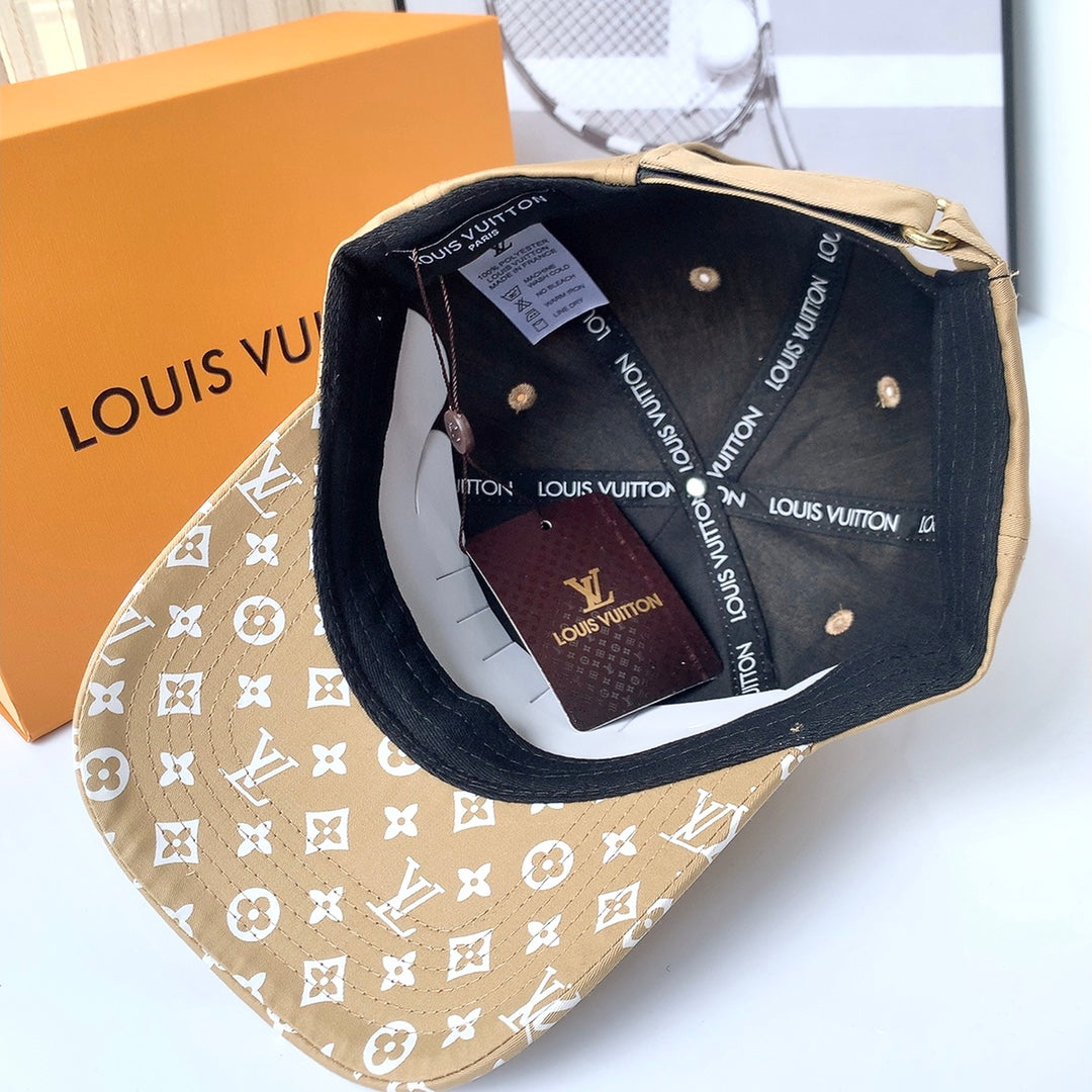 Louis Vuitton Monogram Embroidered Baseball Cap