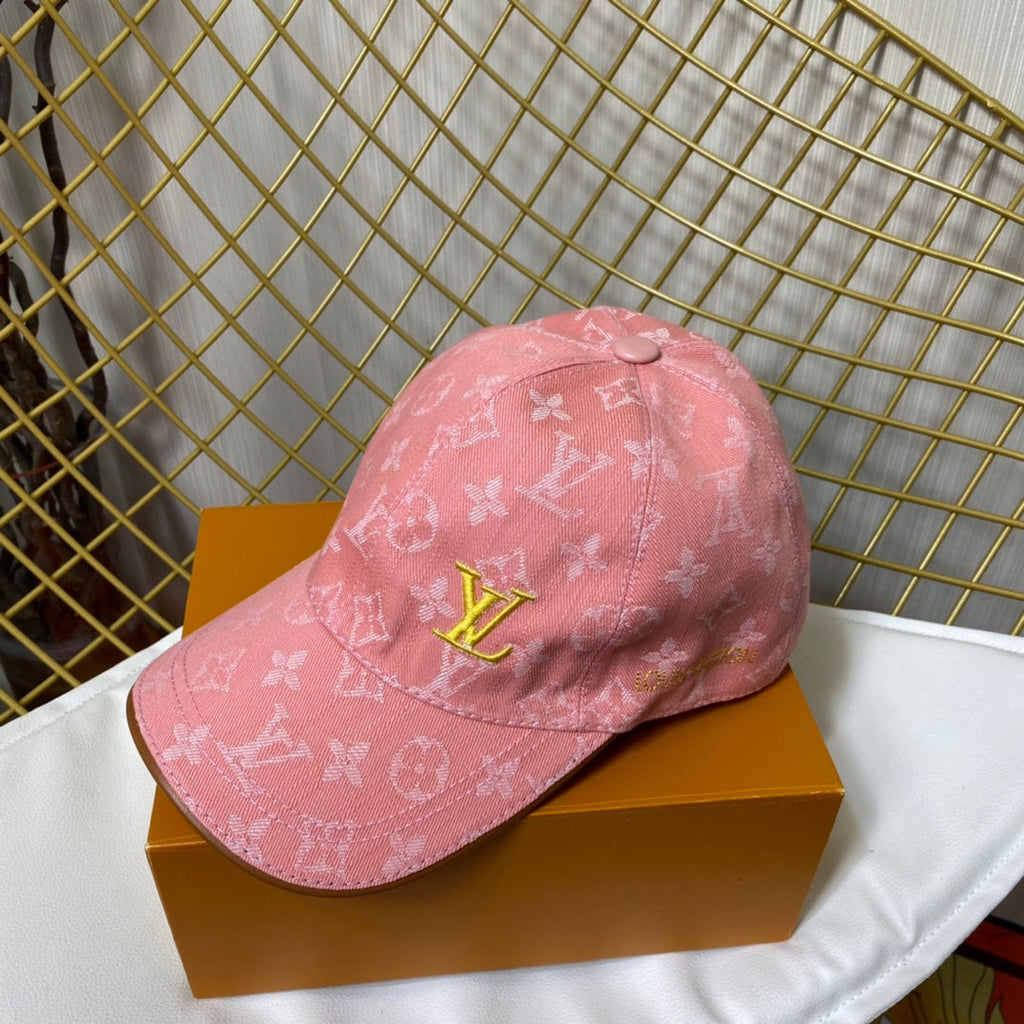 Louis Vuitton Embroidered Denim Baseball Cap