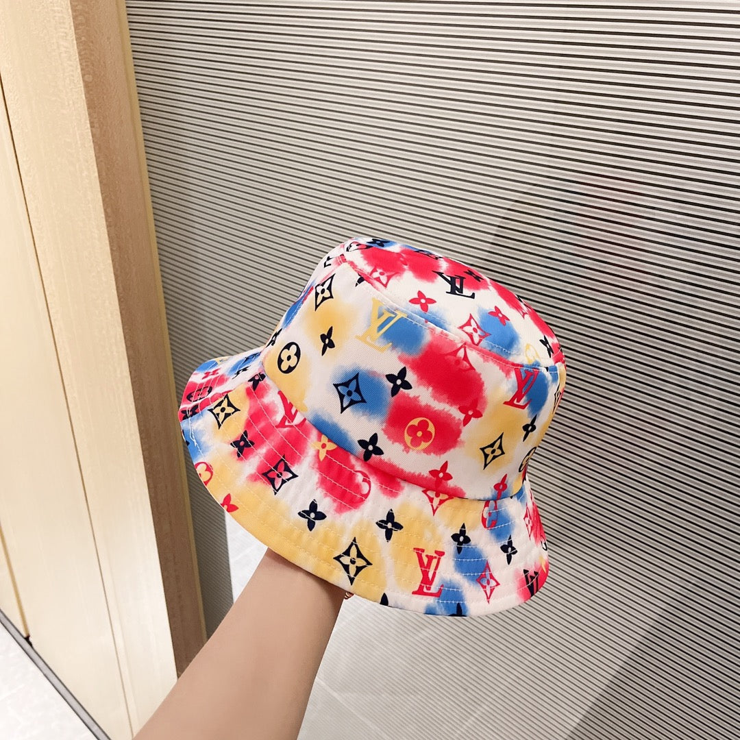 Louis Vuitton Camouflage Graffiti Bucket Hat