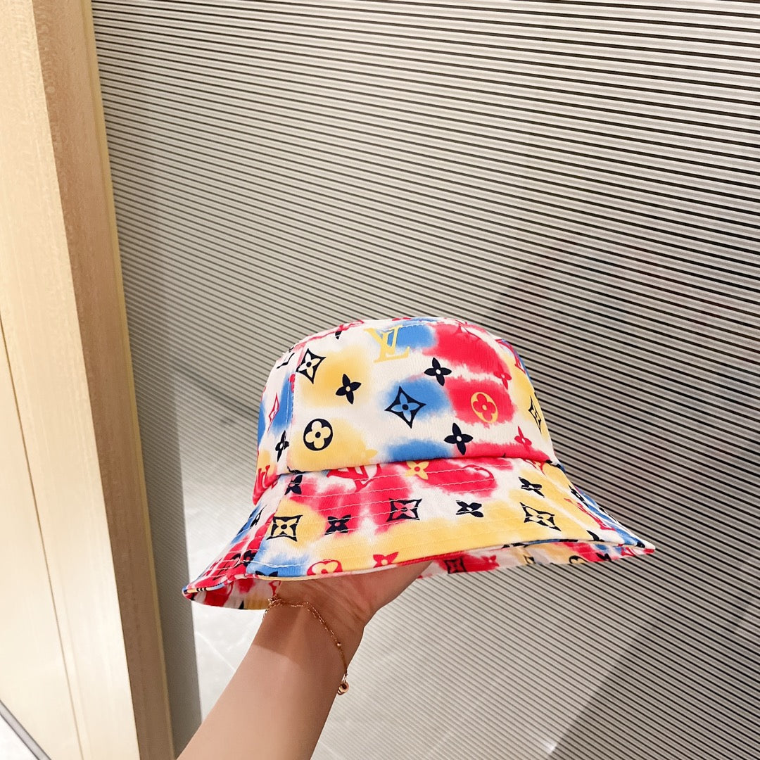 Louis Vuitton Camouflage Graffiti Bucket Hat