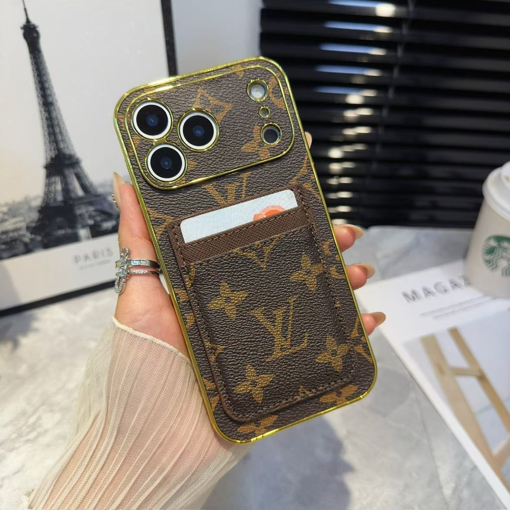 Louis Vuitton iPhone 17 Pro Max Card Holder Case – Luxury LV iPhone Case