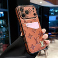 Luxury Louis Vuitton iPhone 18 Pro Case With Card Holder - LV iPhone Case