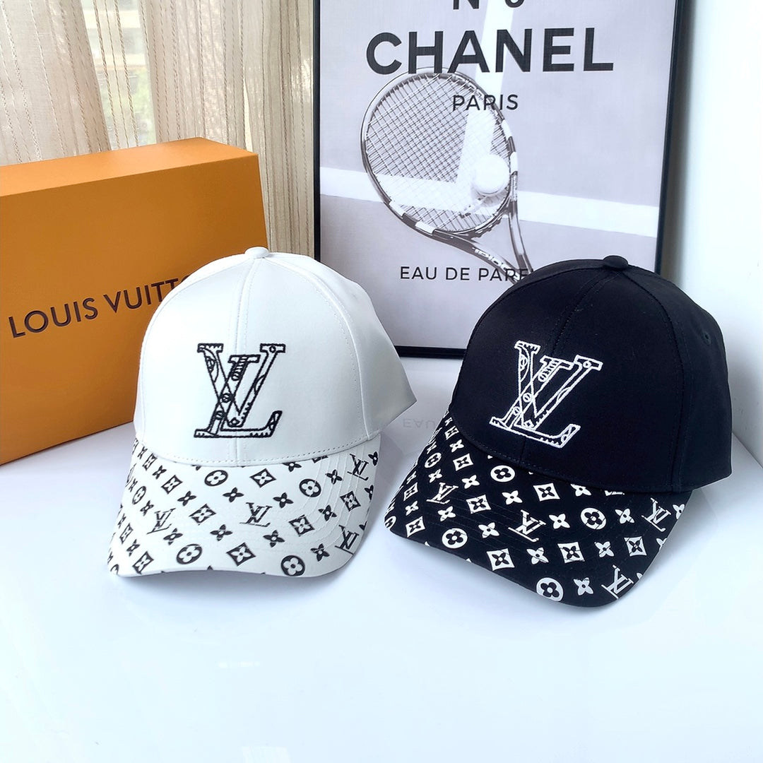 Louis Vuitton Monogram Embroidered Baseball Cap