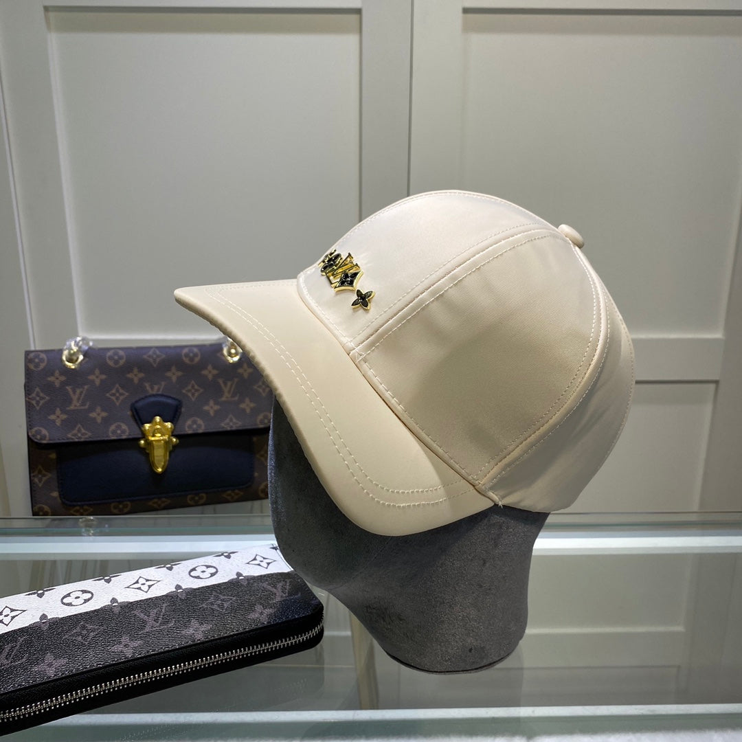 Louis Vuitton Satin LV Monogram Baseball Cap for Men & Women | Luxury Designer Cap