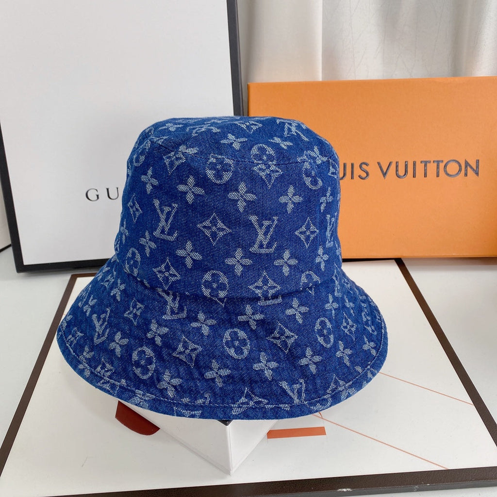 Louis Vuitton Monogram Denim Bucket Hat