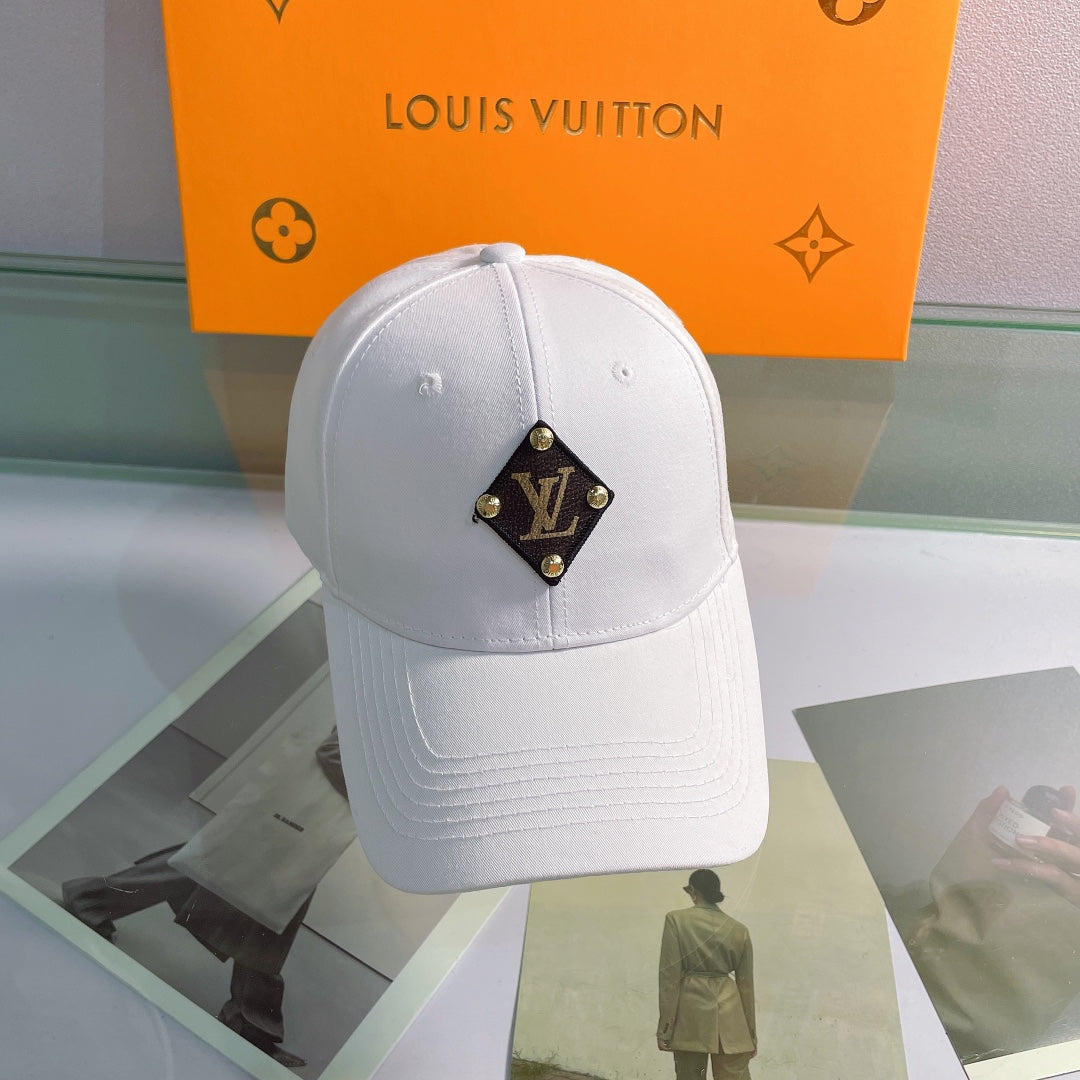 Louis Vuitton Premium Cotton Baseball Cap for Men & Women