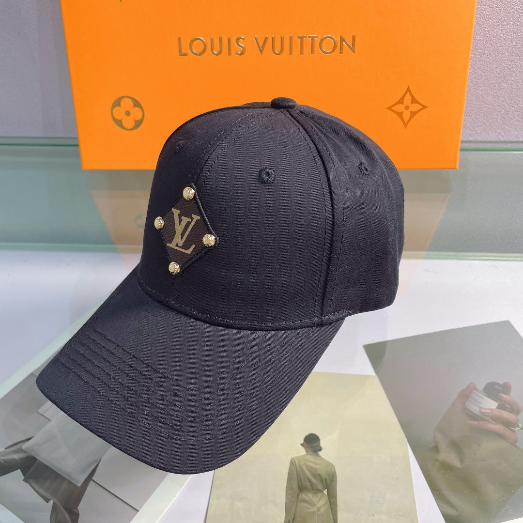 Louis Vuitton Premium Cotton Baseball Cap for Men & Women