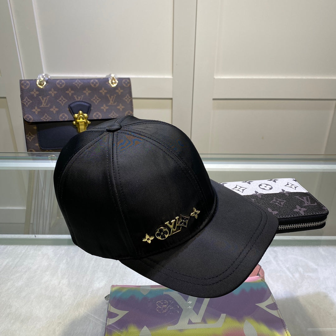 Louis Vuitton Satin LV Monogram Baseball Cap for Men & Women | Luxury Designer Cap