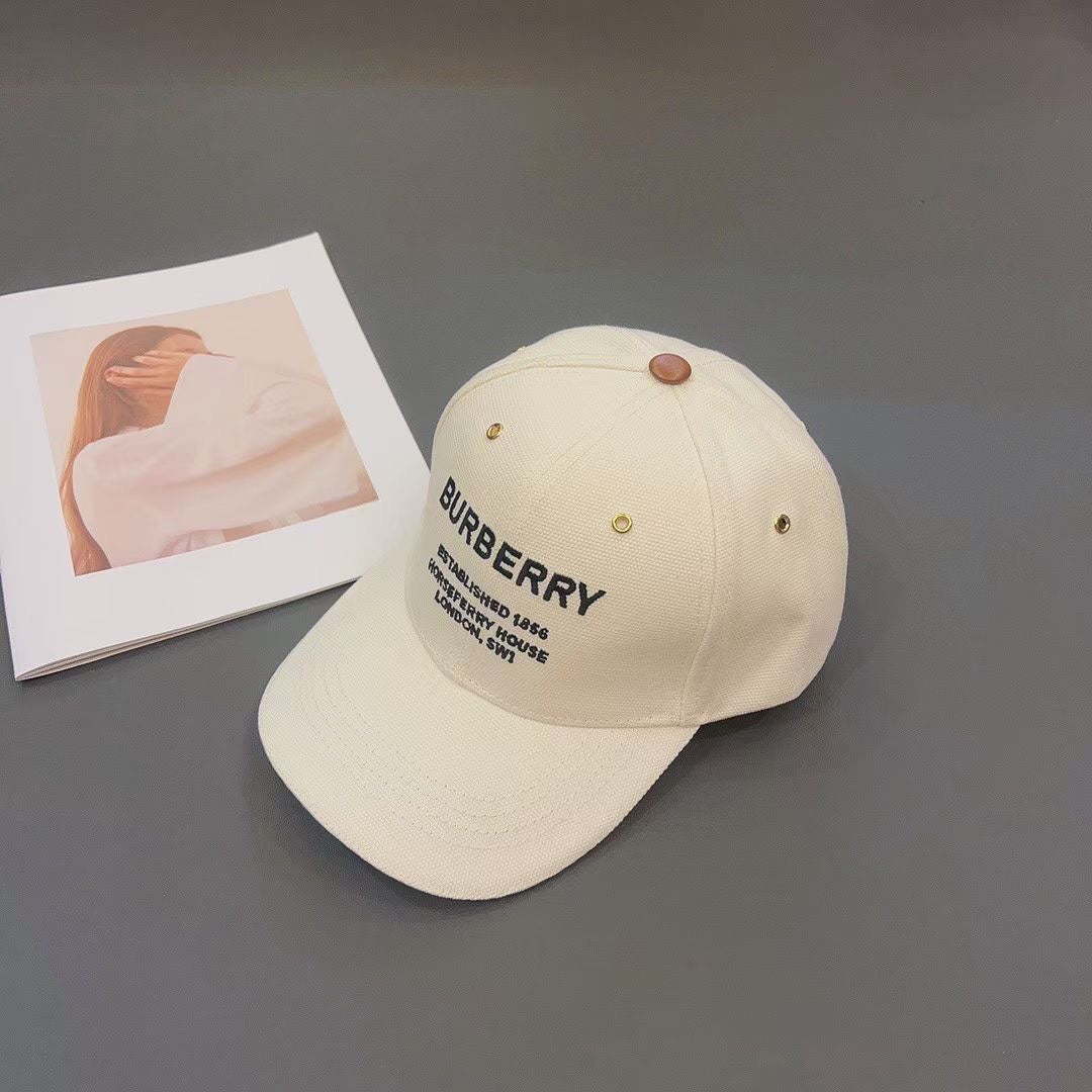 Burberry Embroidered Canvas Baseball Cap | Luxury Designer Hat