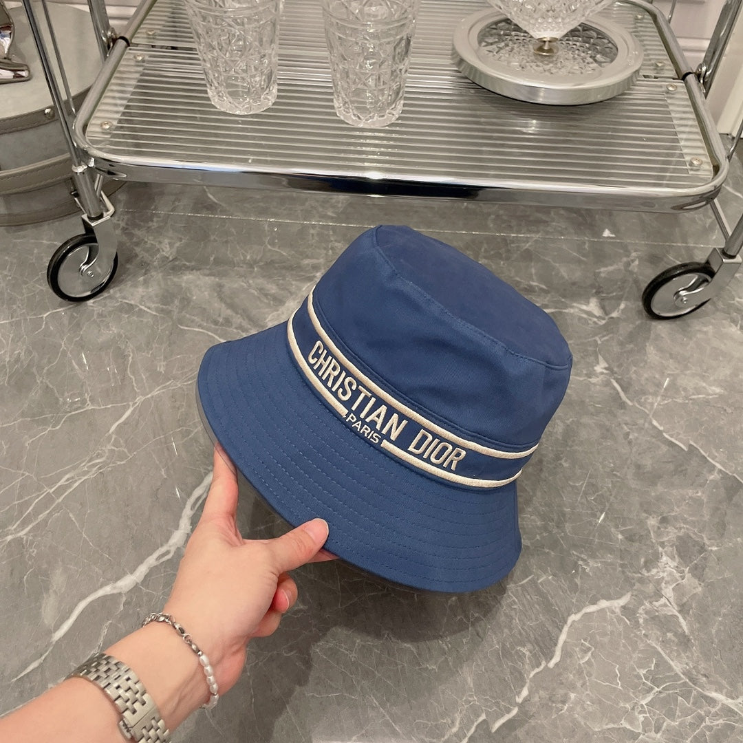 Christian Dior Embroidered Webbing Bucket Hat