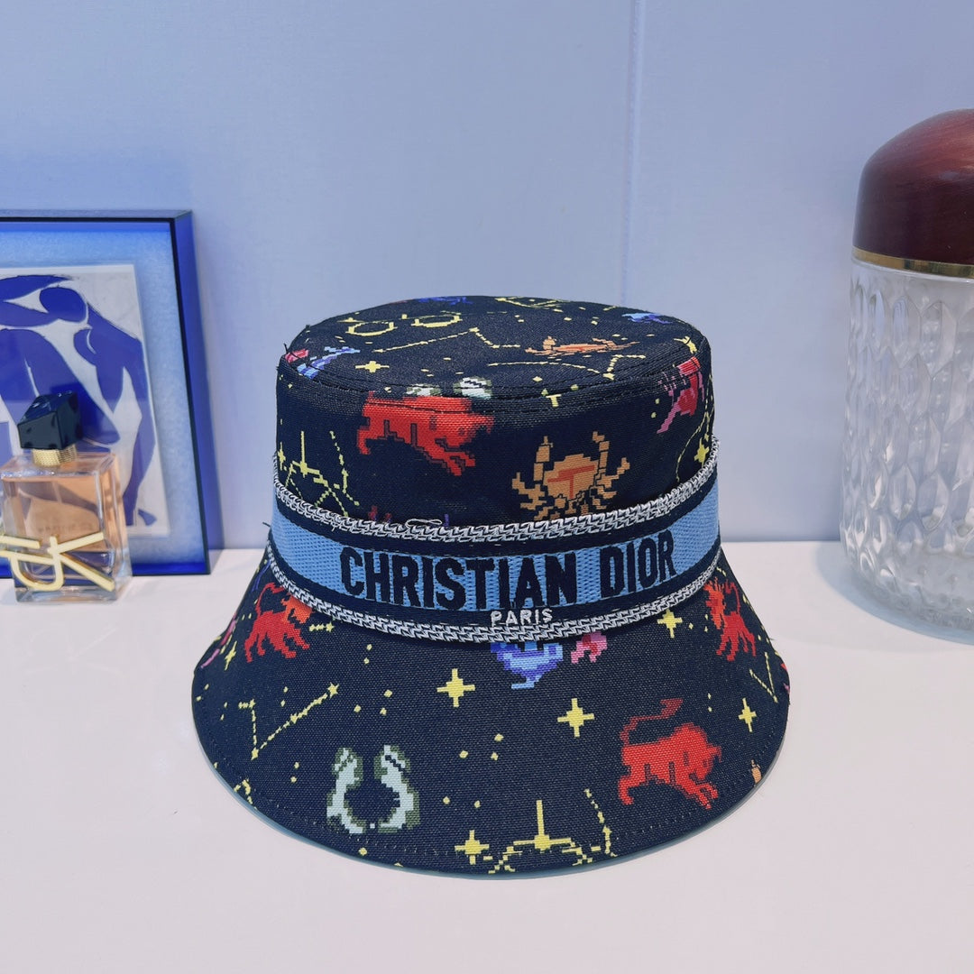 Dior Oblique Webbing Bucket Hat | Luxury Designer Cotton Bucket Hat