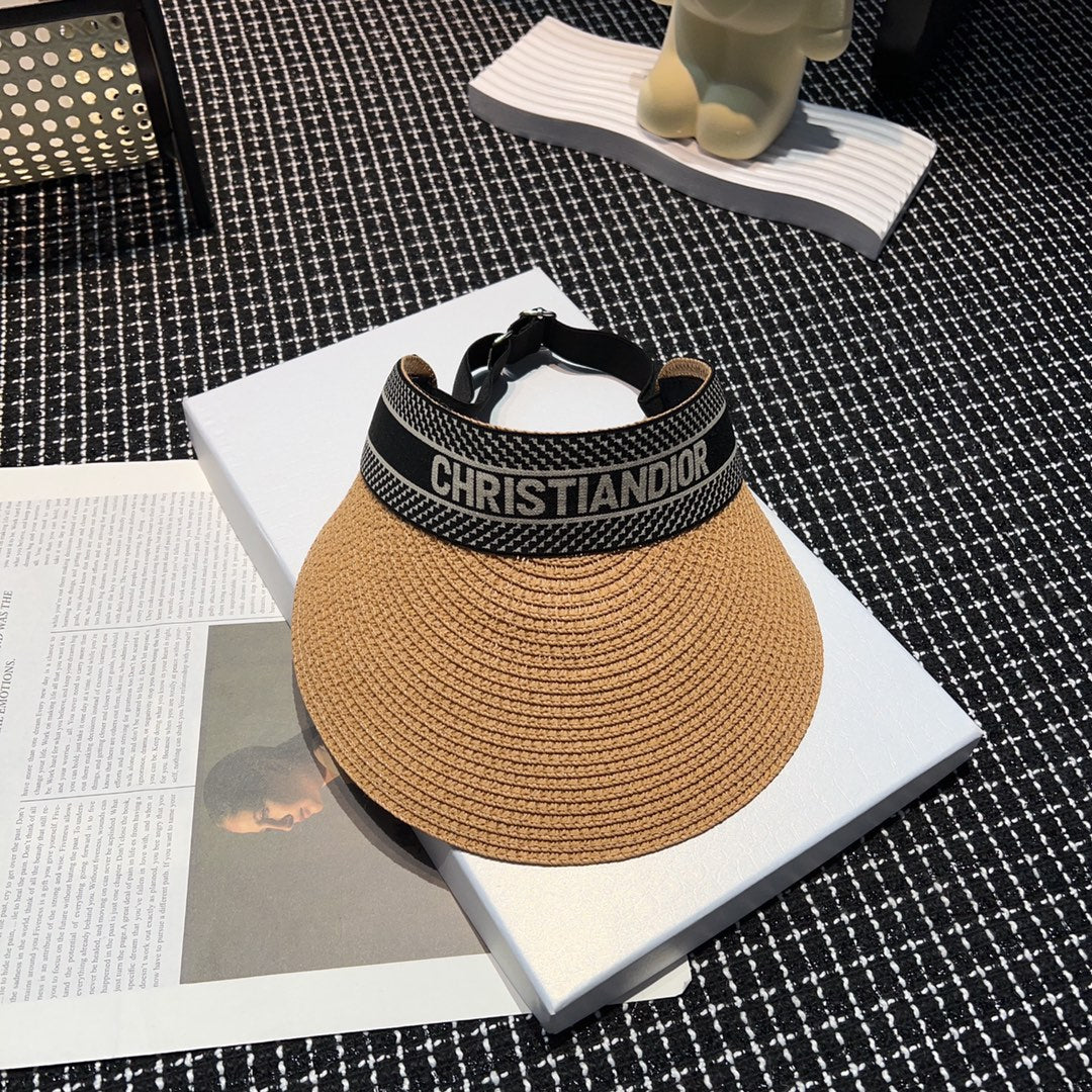 Luxury Christian Dior Summer Sun Hat for Women