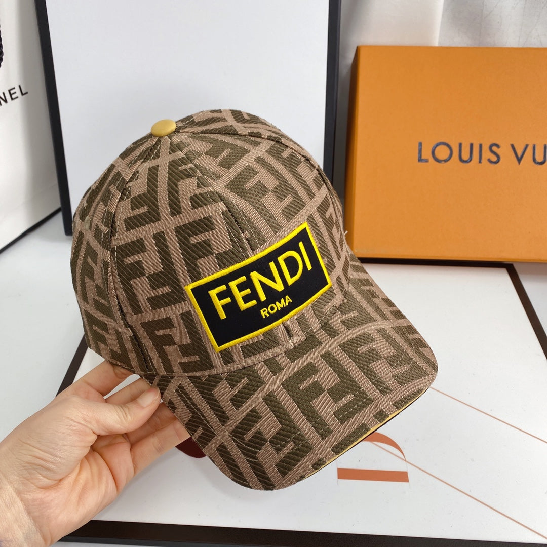 Fendi FF Embroidered Baseball Cap