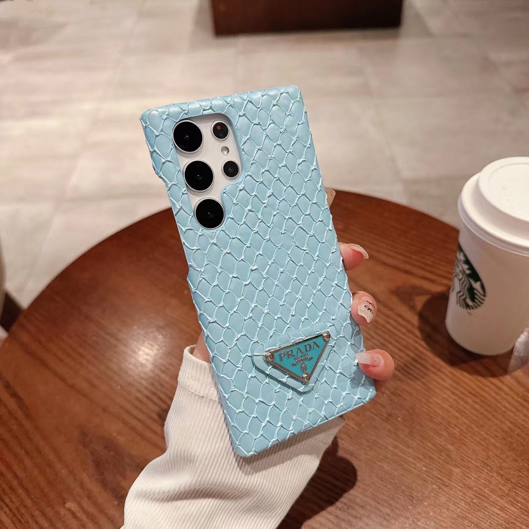 Luxury Prada Snake Print Samsung Galaxy Case – Samsung S26 Ultra Cover