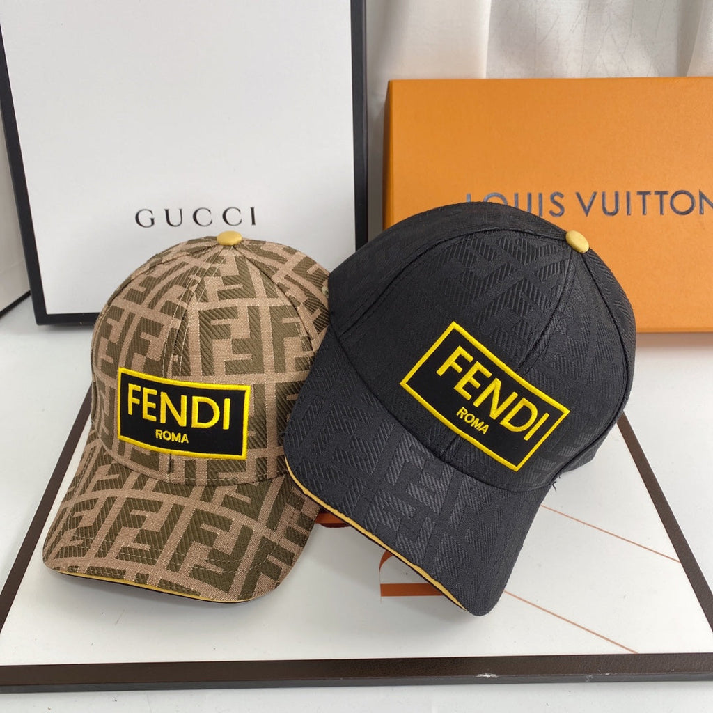 Fendi FF Embroidered Baseball Cap