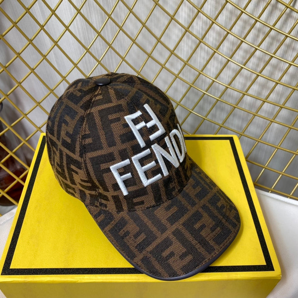 Fendi Classic Embroidered Letter Baseball Cap