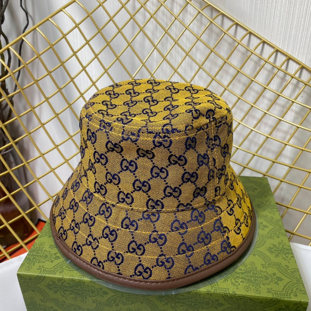 Gucci x Adidas Joint Monogram Embroidered Bucket Hat