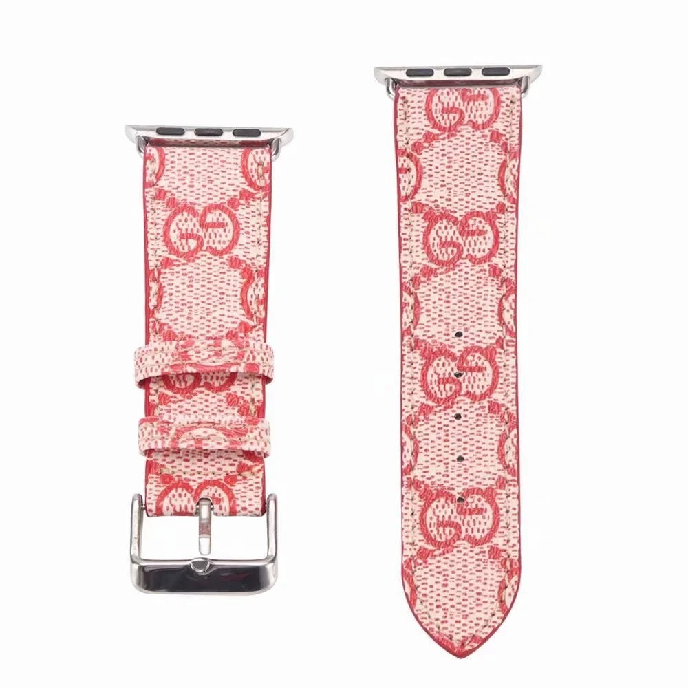 Luxury Gucci GG Apple Watch Band – Leather Strap for Apple Watch Ultra