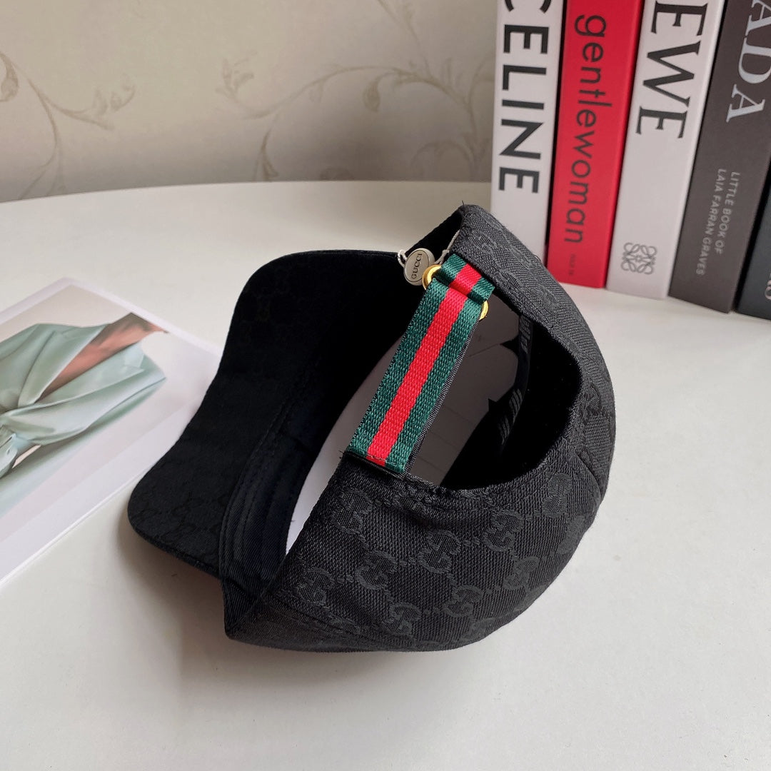 Luxury Gucci Embroidered Cotton Baseball Cap