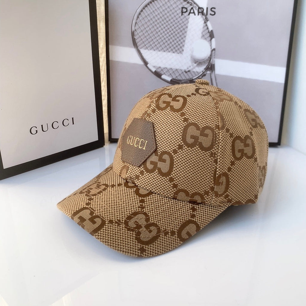 Gucci GG Jacquard Cotton Baseball Cap for Men & Women | Luxury Designer Cap