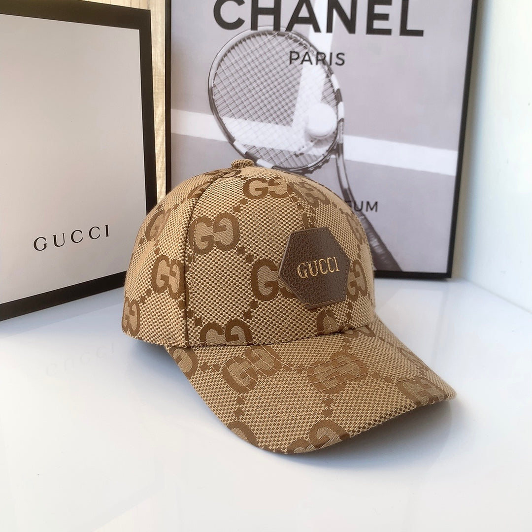 Gucci GG Jacquard Cotton Baseball Cap for Men & Women | Luxury Designer Cap